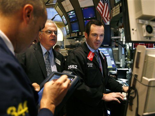 Financials Push Dow Up 35