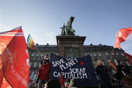 Protesters Descend on Copenhagen