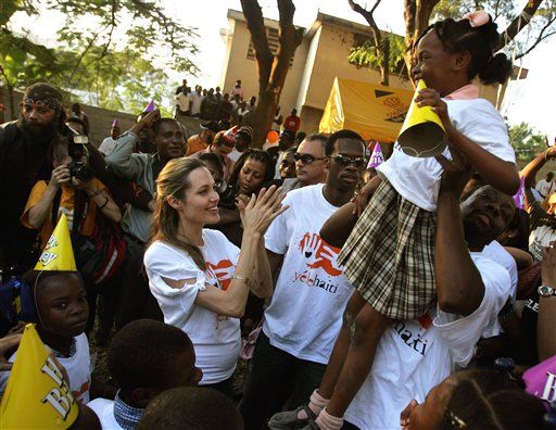 Brangelina Donate $1M to Haiti
