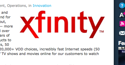 Comcast Moves to Rebrand Itself ... Xfinity