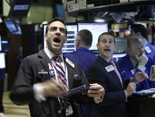 Dow Up 12 as Stocks Claw Back From Abyss
