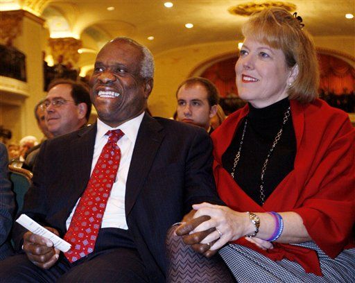 Newest Tea Partier: Clarence Thomas' Wife