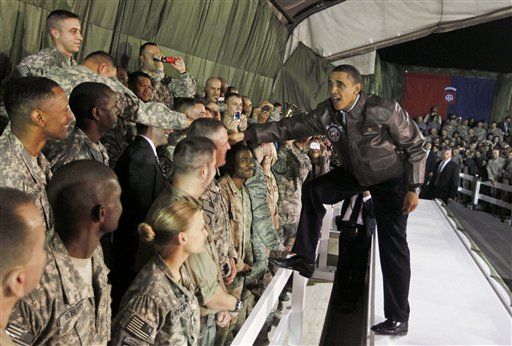 Obama Rallies US Forces in Afghanistan