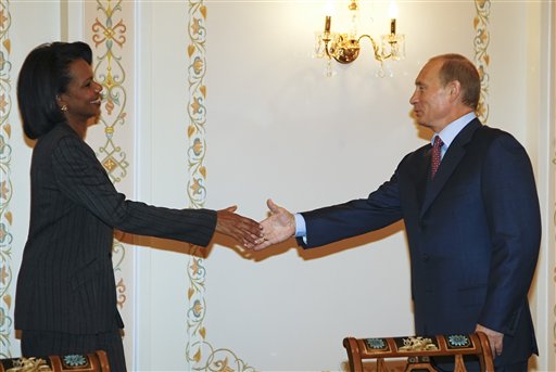 Rice Criticizes Putin's Iron Fist