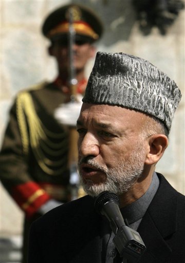 Karzai Presses Taliban Talks