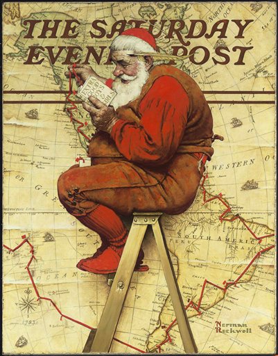Rockwell Santa Painting Sells for $2.17M