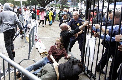 Big Easy Protest Turns Rough