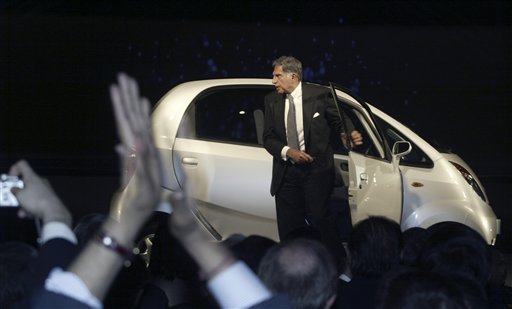 India's Tata Debuts $2,500 Car
