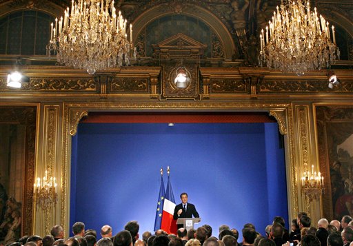 Sarkozy Pitches Internet Tax