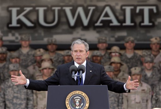 Bush Defers on Troop Pullouts, Upbraids Iran