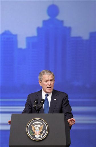 Stop Iranian Threat Now: Bush