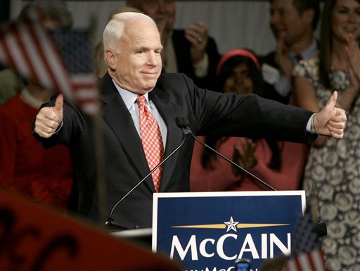 McCain Dominates But Doesn't Clinch Party Base