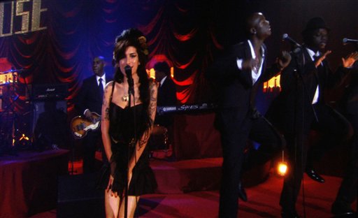 Winehouse Sweeps Grammys