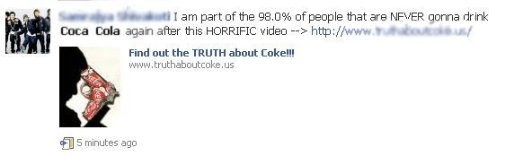Facebook Hit With 'Truth About Coke' Scam