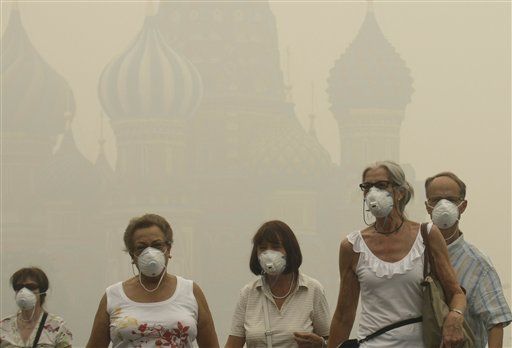 Wildfire Smoke Chokes Moscow