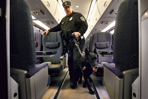 Bomb Dogs Will Ride Amtrak