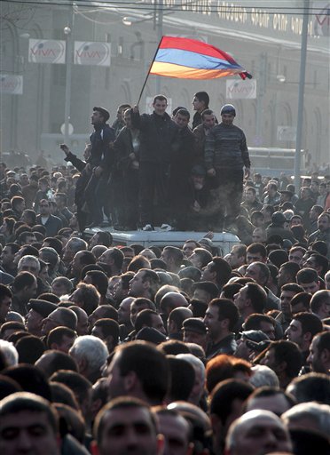 Armenia Attacks Protesters