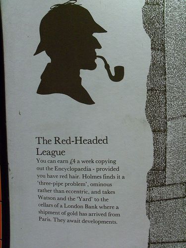 Russian Jewel Thieves Borrow Plot From Sherlock Holmes Story The Red-Headed League