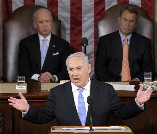 Netanyahu Doesn't Back Down in Speech to Congress