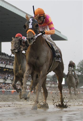Long Shot Ruler on Ice Wins Belmont Stakes