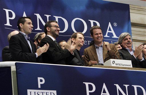 Pandora Shares Soar in IPO