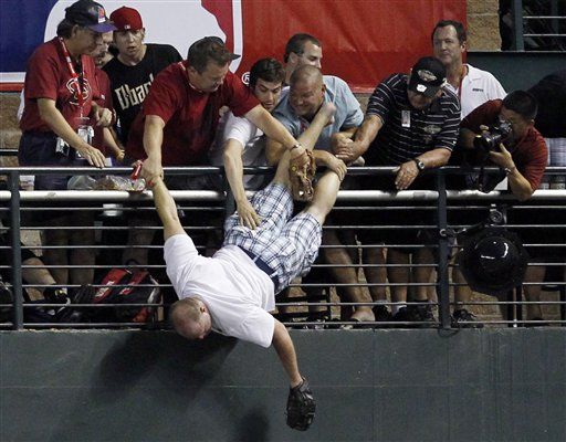 Keith Carmickle Nearly Falls to His Death at All-Star Home Run Derby