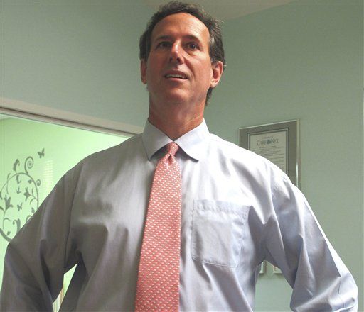 Rick Santorum Complains to Google About Google Results for 'Santorum'