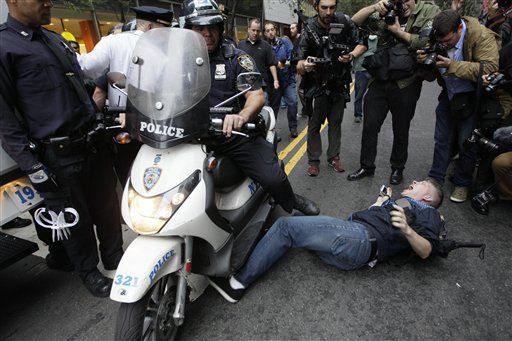 Occupy Wall Street March Prompts Police Brawl