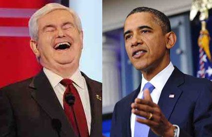 'Hot' Newt Gingrich Vs. 'Cold' President Obama? Maureen Dowd Loves It