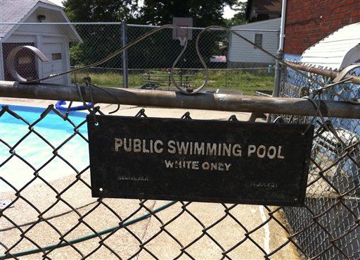 'White Only' Pool Sign Just 'Historical,' Landlord Says