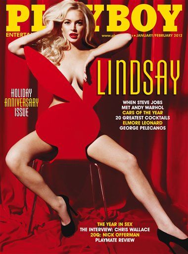 Lindsay Lohan Playboy Issue - Hugh Hefner Says It's Setting Records, but Not Everyone Agrees