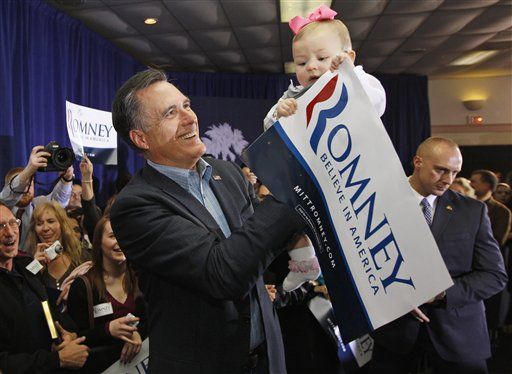Romney Rebounds in SC, Up by 21 Points
