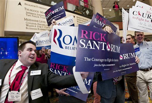 Romney, Santorum: It's a Tie