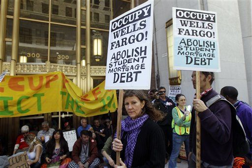 Protesters Crash Wells Fargo Meeting