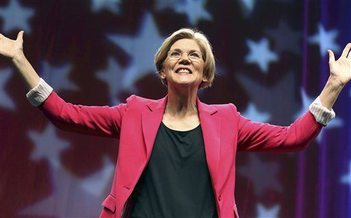Mass. Dems Back Warren in Crushing Vote