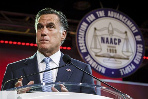 NAACP Boos Actually Helped Mitt Romney