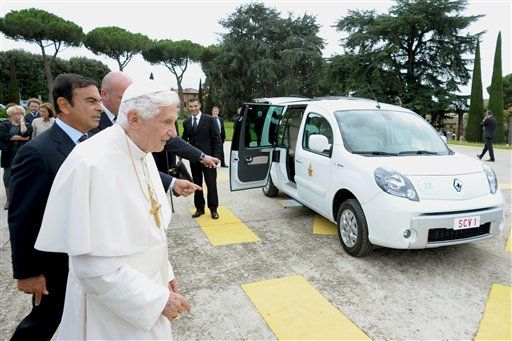 'Green' Pope Gets First Electric Car