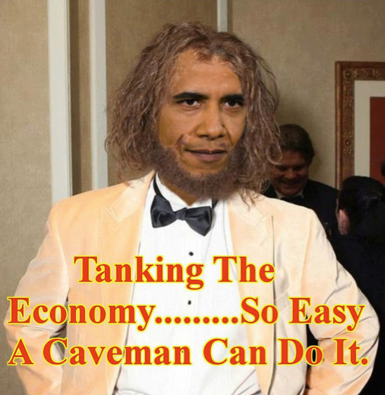 GOP Affiliate Posts Photos of Obama as Caveman, Thug