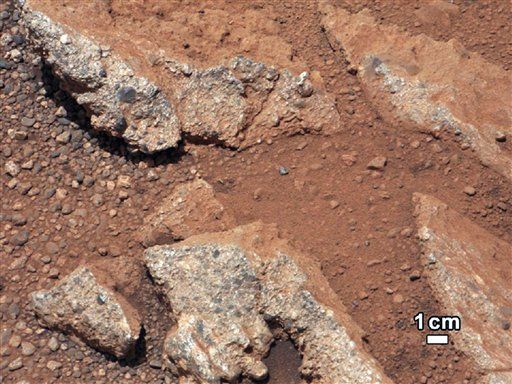 Mars Rover Finds 'Bright Object'