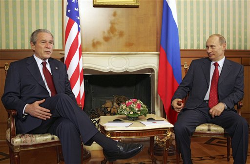 Bush and Putin Part, Missile Differences Intact