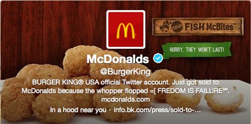 @BurgerKing Proclaims Chain Sold to McDonald's