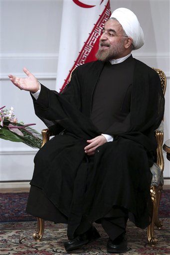 Iran's Rouhani Sworn in, Vows 'Peace, Stability'