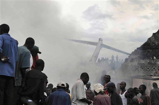 Congo Plane Crash Kills 75
