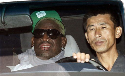 Rodman Leaves N. Korea, Curses Obama, Clinton