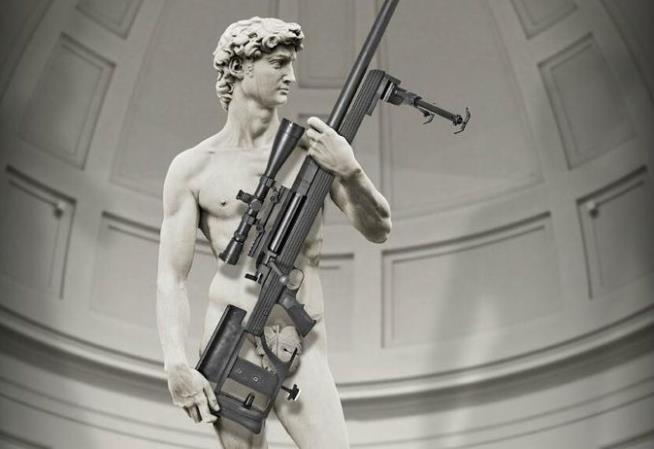 Italy Fumes Over Rifle Ad With Statue of David