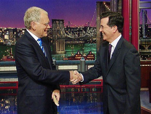 Colbert Top Contender to Replace Letterman?