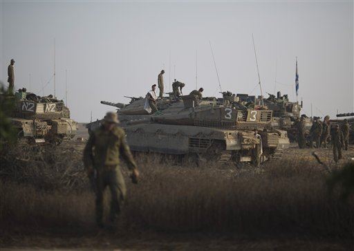 Israel Sends Tanks to Gaza Border