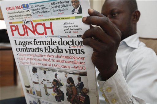 Ebola Killed 45 in 3 Days; Toll Nears 1K