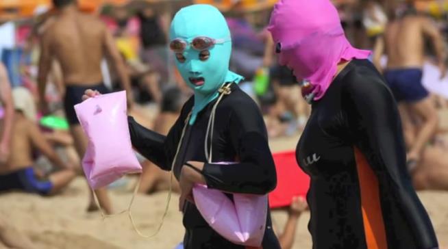 The Next Trend? Try a 'Facekini'
