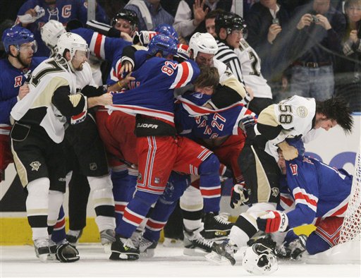 Penguins Push Rangers to Brink of Elimination